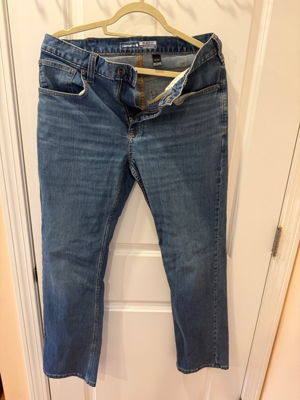 Carhartt relaxed fit 32x32 Medium Blue Straight-Leg Jeans